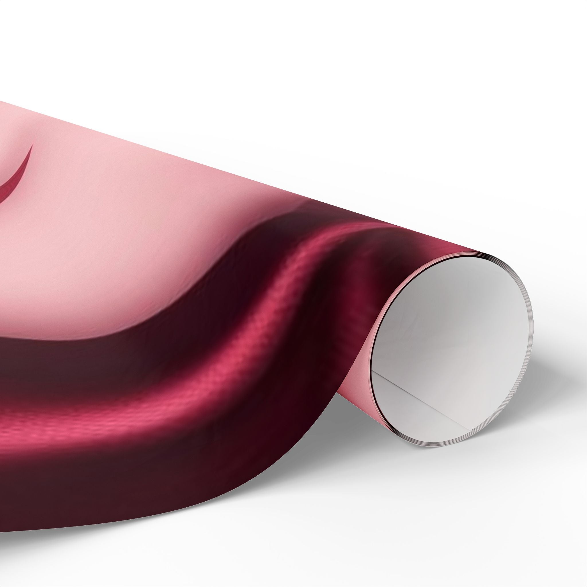 Elegant Cherry Ribbon Wrapping Paper, Gift Wrap for Birthdays, Holidays, Weddings, Special Occasions, Party Decor